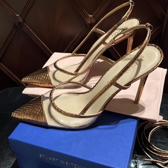 SW Mondrian 100 metallic pumps - Picture 5 of 12